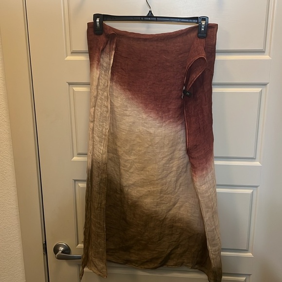 Eileen Fisher Accessories - Eileen Fisher lightweight Organic Linen Cotton Ombre Scarf/ wrap